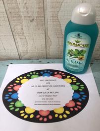 $50 Gift Certificate to Ooh La La Pet Spa and Pet Shampoo 202//263